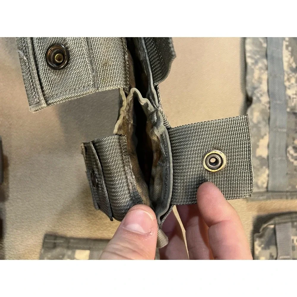 Set of 5 MOLLE Triple Magazine Pouch Dump Pouch‎ Army Digital Camo